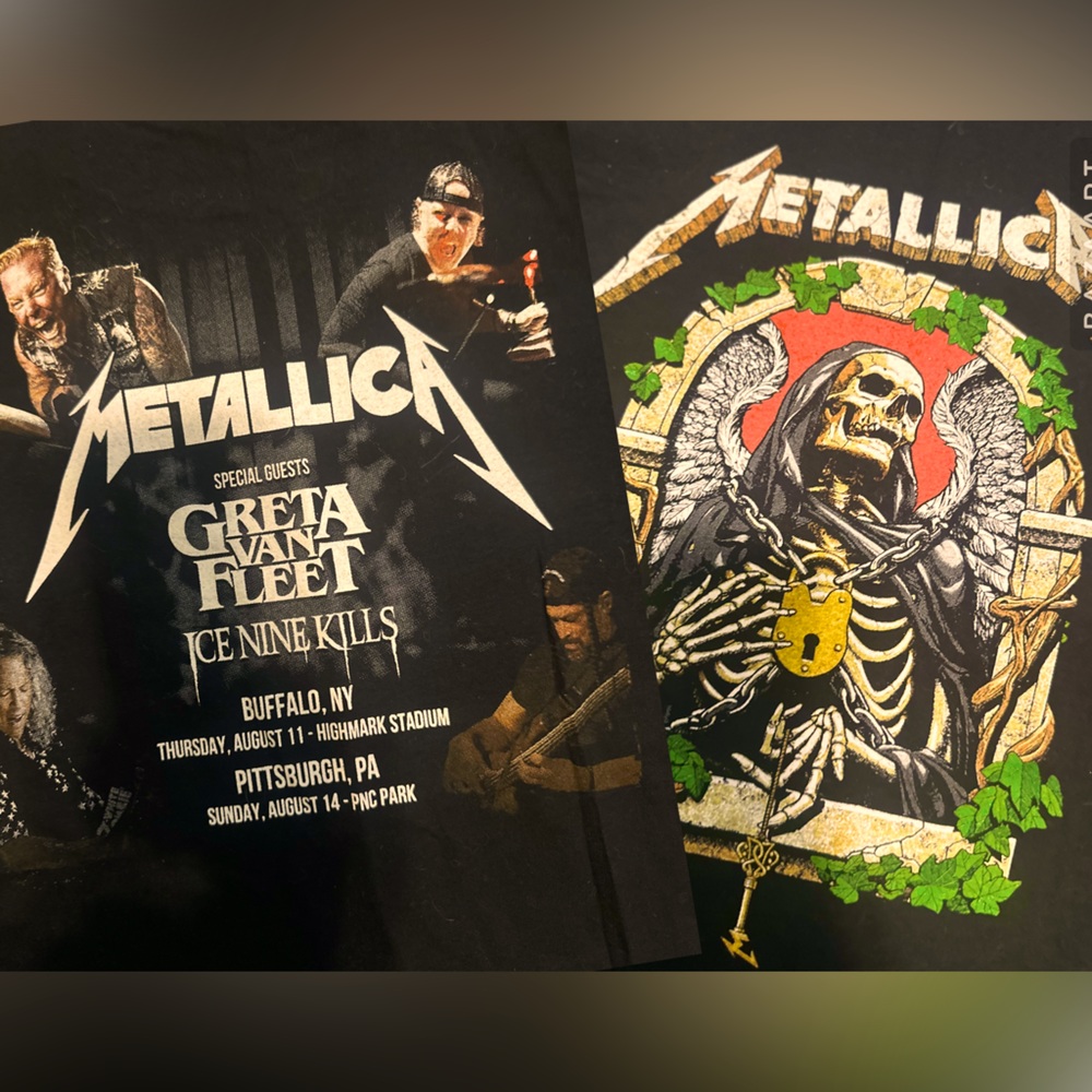 METALLICA®️⚙️💥🎙️Official 2023 TourT-Shirts Ft GretaVanFleet & IceNineKills